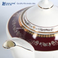 15pcs Western Design Royal Style Japanese Porcelain Coffee Set, Fine Ceramic Coffee Set